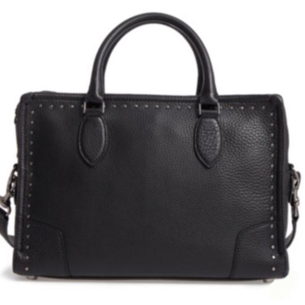 Rebecca Minkoff Moonwalking Black Leather Satchel